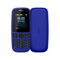 Кнопочный Телефон NOKIA 105 (1-sim) Синий