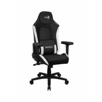 Игровое кресло Aerocool CROWN Black/White