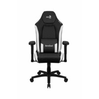 Игровое кресло Aerocool CROWN Black/White