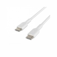 Кабеля, переходники, адаптары Belkin USB-С - USB-С, PVC, 1m, white