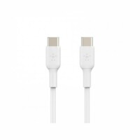 Кабеля, переходники, адаптары Belkin USB-С - USB-С, PVC, 1m, white