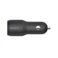 Автомобильное зарядное устройство Belkin Car Charger 24W Dual USB-A, USB-A - USB-C, 1m, black