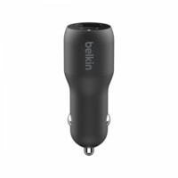 Автомобильное зарядное устройство Belkin Car Charger 18W, Power Delivery Port USB-C, 12W USB-A, black