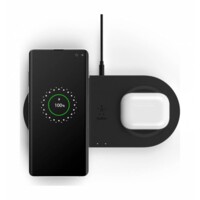 Беспроводная зарядка Belkin Dual Pad Wireless Charging Qi, 2x 10W, black