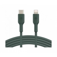 Кабеля, переходники, адаптары Belkin USB-С - Lightning, PVC, 1m, midnight green