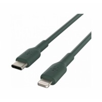 Кабеля, переходники, адаптары Belkin USB-С - Lightning, PVC, 1m, midnight green