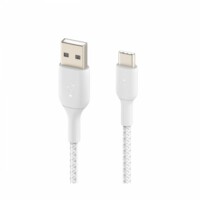 Кабеля, переходники, адаптары Belkin USB-A - USB-С, BRAIDED, 1m, white