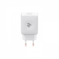 Сетевое зарядное устройство 2E Wall Charger USB-A Dual 2.4A, white