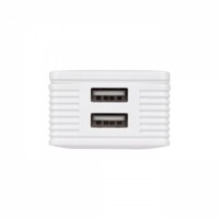 Сетевое зарядное устройство 2E Wall Charger USB-A Dual 2.4A, white