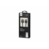 Кабеля, переходники, адаптары 2E 2Е HDMI 2.0 (AM/AM), Gen2 Ultra Slim cable, black, 2m