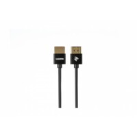 Кабеля, переходники, адаптары 2E 2Е HDMI 2.0 (AM/AM), Gen2 Ultra Slim cable, black, 2m