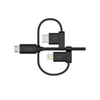 Кабеля, переходники, адаптары Belkin USB 2.0 Universal MicroUSB/USB-C/ Lightning Connectors, 1.2m