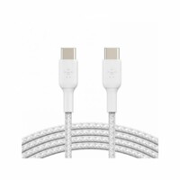 Кабеля, переходники, адаптары Belkin USB-С - USB-С, BRAIDED, 1m, white