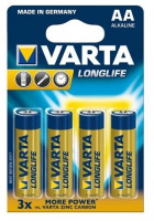 Батарейка VARTA LONGLIFE AA 4шт