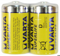 Батарейка VARTA LONGLIFE D/LR20 6шт в целофане