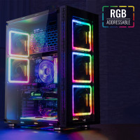 Aerocool TOR PRO  (Full Tower E-ATX ,ATX, USB 3,0 + Type-C, +Hub +4*ARGB FAN + ПДУ, Full Glass. Без БП)