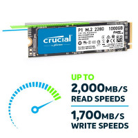 SSD M2 Crucial 1000GB BX500 NVMe