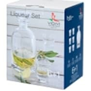 DUCALE SET BOTTLE+SHOT GLASSES  (1+6)