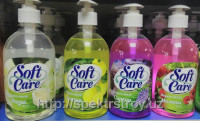 Мыло жидкое Soft Care, 480мл-SPEKTR STROY INVEST