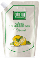 Майонез с лимонным соком "Coretto" 200 гр.