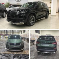 Защита бампера для Skoda Kodiaq