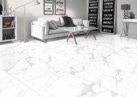 Chinni kafel Italica shishasimon plitkalar 60x120 sm Statuario Carrara (sillangan)