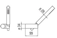 Dushevoy garnitur Nobili Odnostruynyy ruchnoy dush 1500 mm Nickel PVD