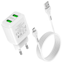 Зарядное устройство Hoco N6 Micro-USB White-ASAXIY UZ