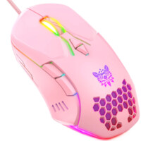 Проводная мышь Onikuma CW902 Pink