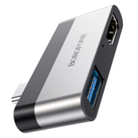 Адаптер Type-C - USB3.0 + HDMI Borofone DH2