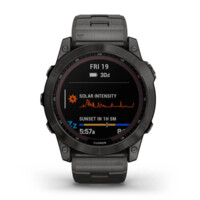 Смарт часы Garmin FENIX 7X Sapphire Solar Edition Carbon Grey DLC Titanium with Carbon Grey DLC Vented Titanium Band