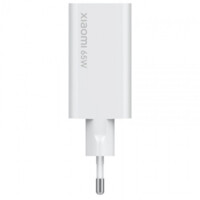 Сетевое зарядное устройство Xiaomi 65W GaN Fast Charger Type-A + Type-C ,White