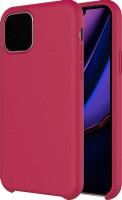 Чехол Silicone cover для Samsung Galaxy A40, малиновый