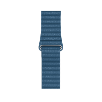 Ремешок кожаный Leather Magnet Band для iWatch 42-44mm Blue