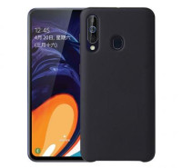 Чехол Silicone cover для Samsung Galaxy A40s, черный