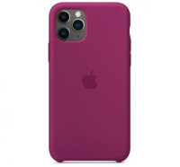 Чехол Silicone Case для iPhone 11 Pro Max, малиновый