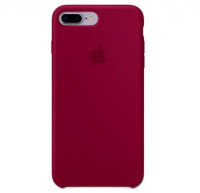 Чехол Silicone Case для iPhone 7/8 Plus, Малиновый