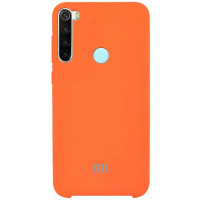 Чехол Silicone cover для Xiaomi Redmi Note 8T, оранжевый