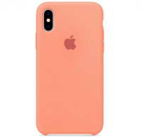 Чехол Silicone Case для iPhone X/XS, лососевый