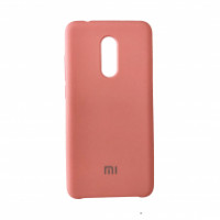 Чехол Silicone cover для Xiaomi Redmi 5 Plus, розовый