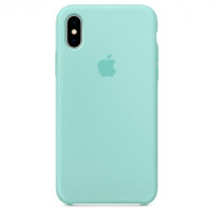 Чехол Silicone Case для iPhone X/XS, мятный