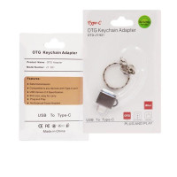 Переходник Keyсhain OTG-921 Type-C Silver