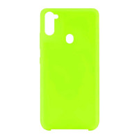 Чехол Silicone cover для Samsung Galaxy A11, зеленый