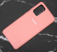 Чехол Silicone cover для Samsung Galaxy S20 Plus, Розовый