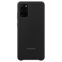 Чехол Silicone cover для Samsung Galaxy S20 Plus, черный