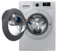 Стиральная машина Samsung Eco Bubble WW80K6210RS Addwash VRT+ (Стальная) 7 Кг