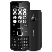 Телефон Novey N670 Black