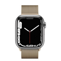 Смарт часы Apple Watch Series 7 GPS 45mm Silver/Gold