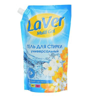 Гель для стирки белых и цветных тканей LaVer Multi (1 литр, дой-пак)