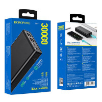 Внешний аккумулятор Powerbank Borofone BJ11 Rider 30000mAh (Black)